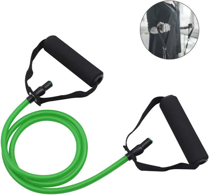 Handles Yoga  Fitness Exercise Tube Band for Home