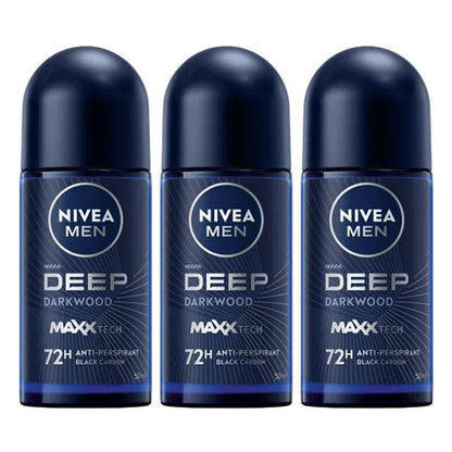 Nevia Men Deep Darkwood Roll-On