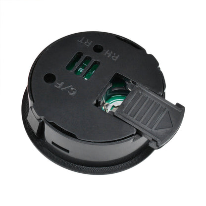 Round embedded digital thermo-hygrometer