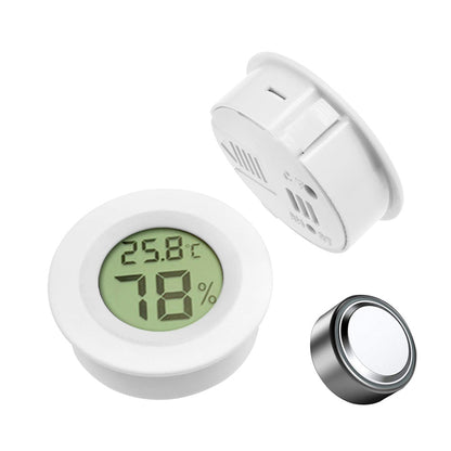 Round embedded digital thermo-hygrometer